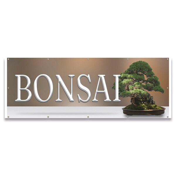 Bonsai Banner Concession Stand Food Truck Single Sided